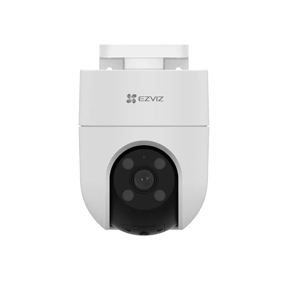 Cámara WiFi EZVIZ H8C 2K+ 4MP Exterior con PTZ, Visión Nocturna a Color Giratoria 360°