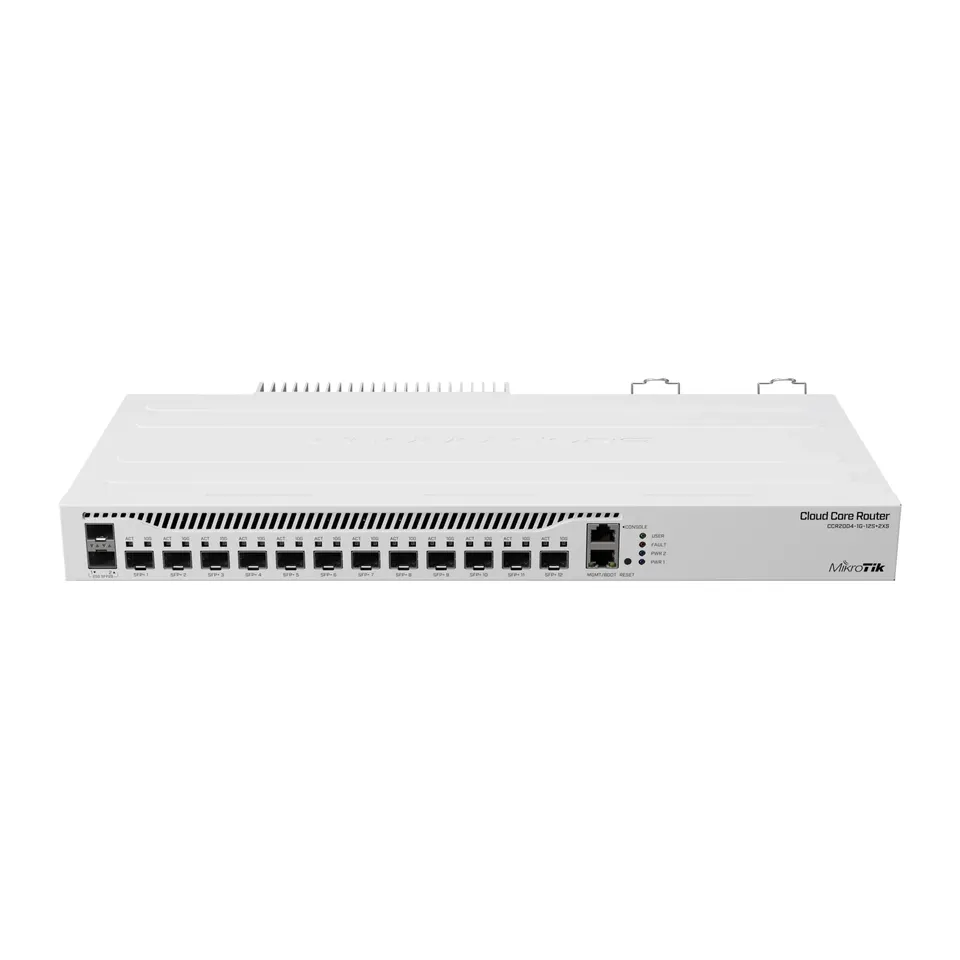 Cloud Core Router MikroTik CCR2004-1G-12S+2XS 12 puertos SFP+