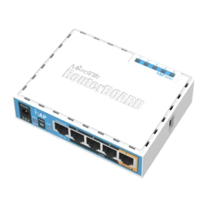 Access Point MikroTik hAP RB951Ui-2nD 5 Puertos, USB, PoE Out