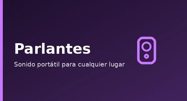 parlantes bluetooth
