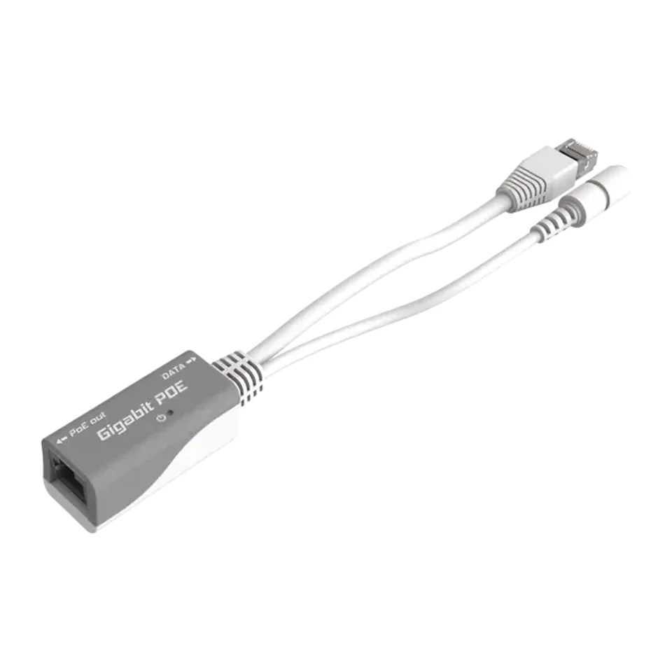 Inyector PoE Pasivo MikroTik RBGPOE Gigabit, Conectores Blindados, 18-57V