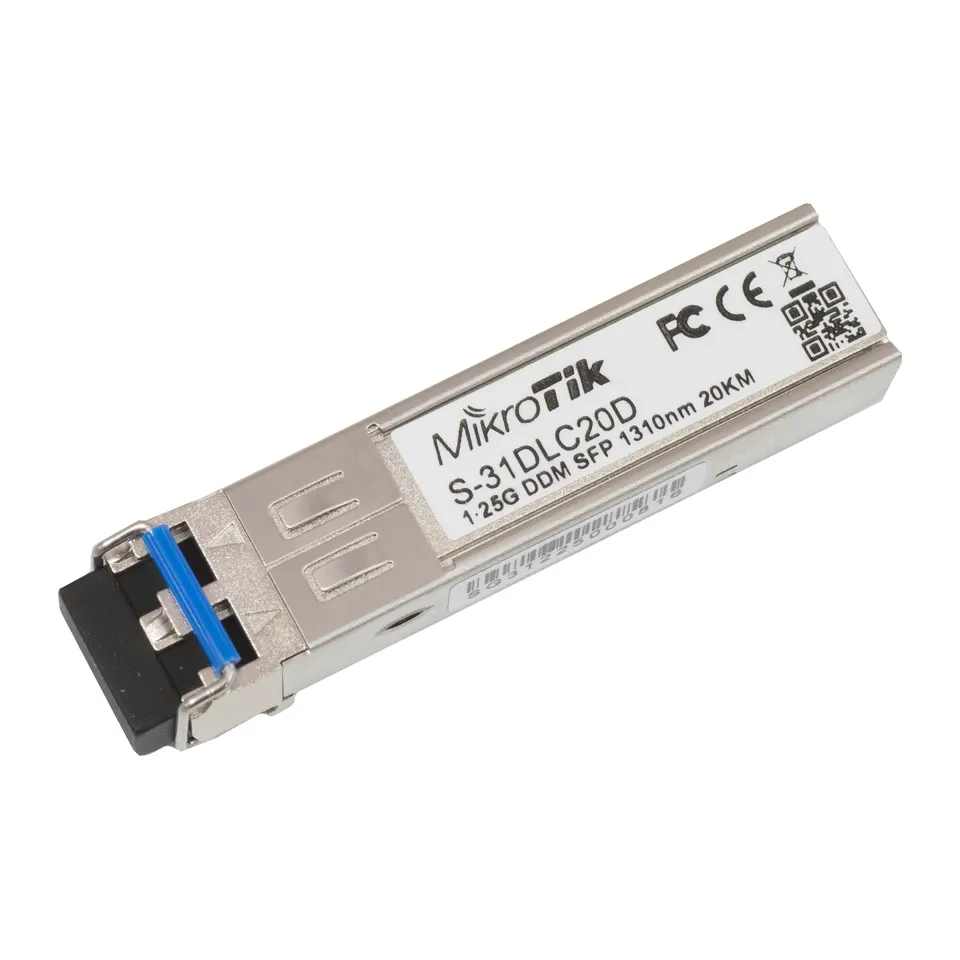 Módulo SFP MikroTik S-31DLC20D MiniGbic SFP 1.25G Monomodo