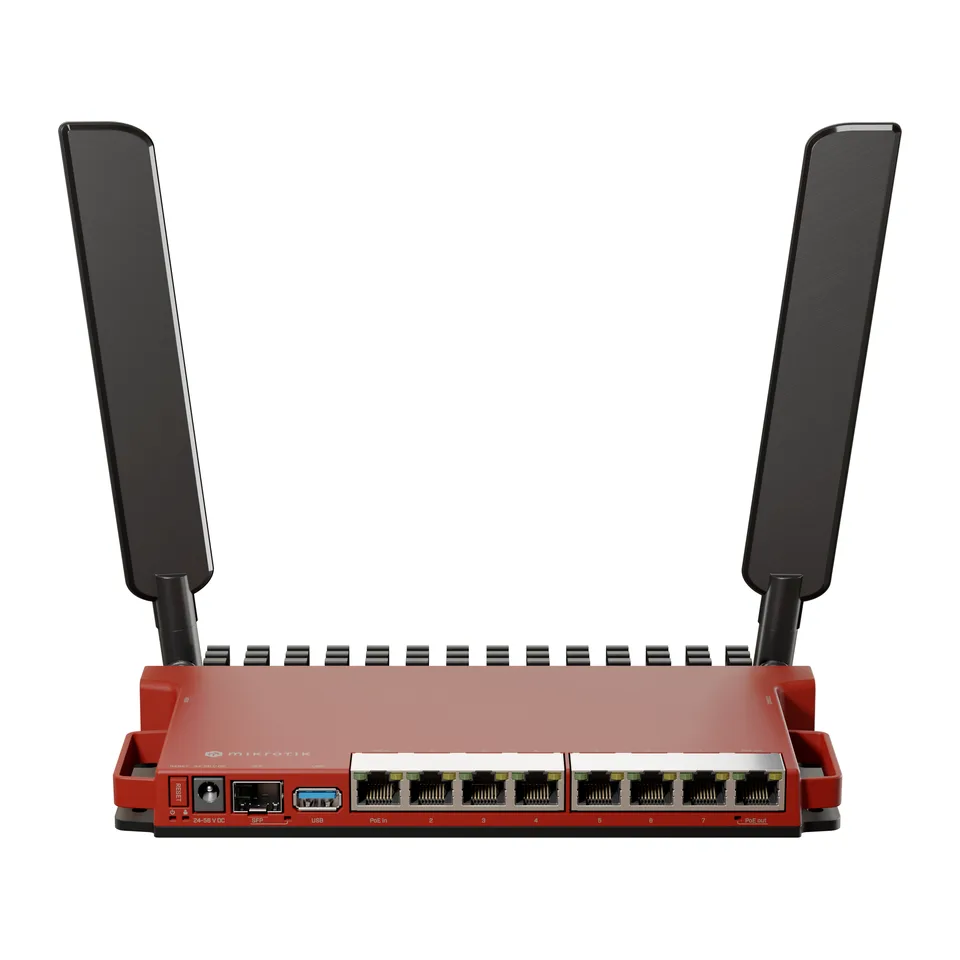 Router MikroTik L009UiGS-2HaxD-IN 8 Puertos Gigabit, SFP 2.5G, WiFi 6, PoE