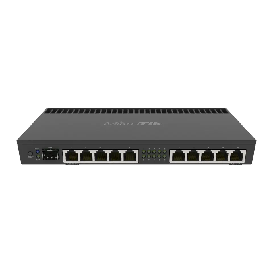 Router MikroTik RB4011iGS+RM Gigabit, RouterBoard, CPU 4 Núcleos