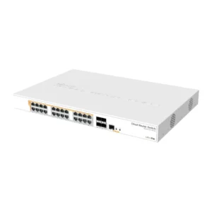 Switch PoE MikroTik CRS328-24P-4S+RM | 24 Puertos Gigabit PoE+