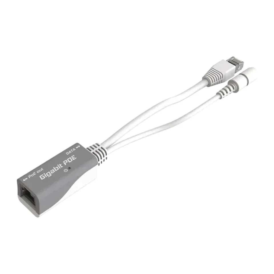 Inyector PoE Pasivo MikroTik RBGPOE Gigabit, Conectores Blindados, 18-57V