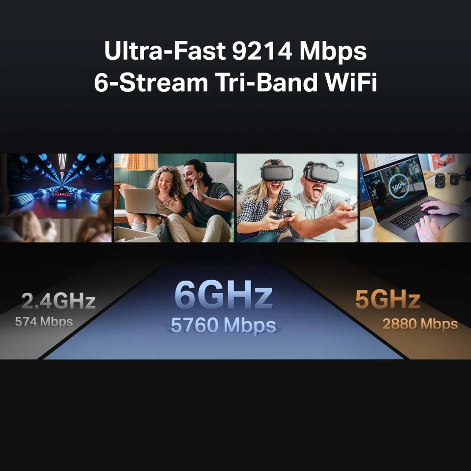 TP-Link Archer BE550 – Router WiFi 7 BE9300 Tri-Banda